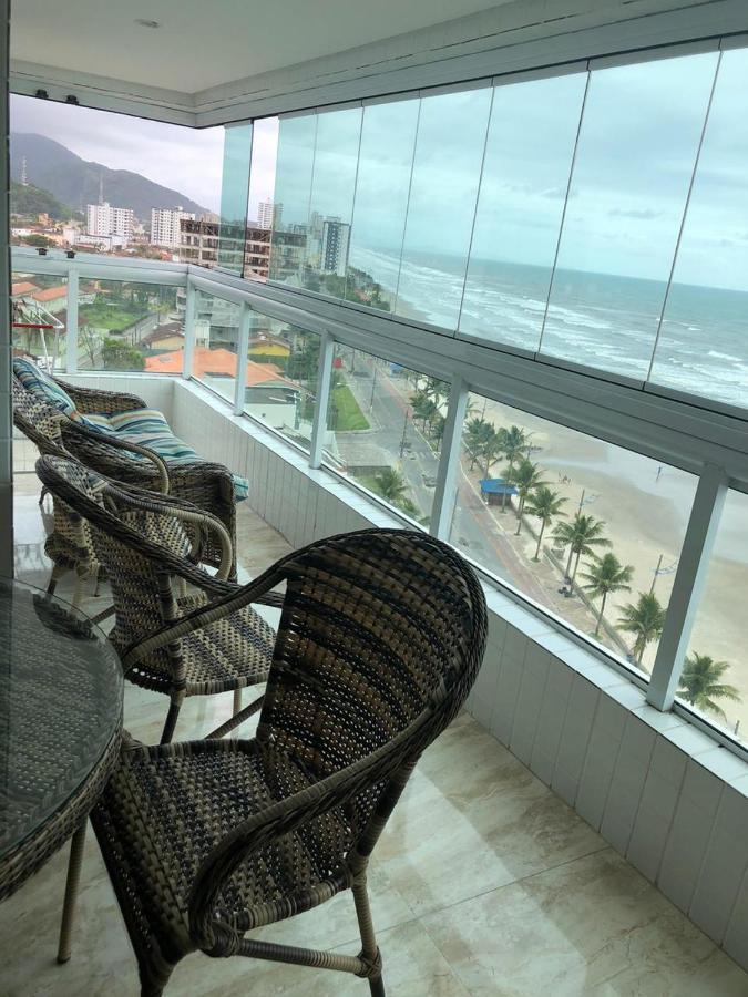 Mongagua Com Vista Para O Mar Pe Na Areia المظهر الخارجي الصورة