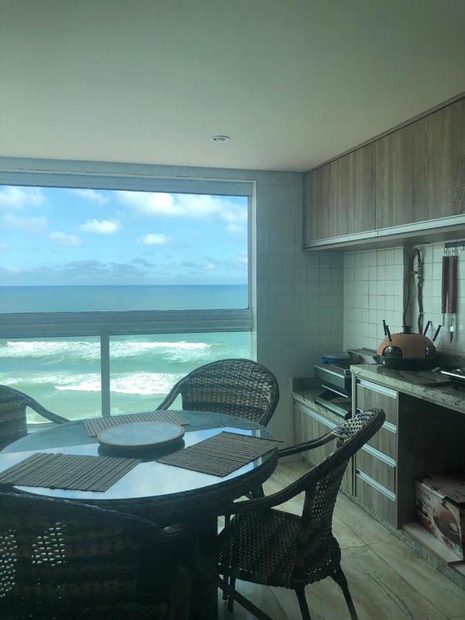 Mongagua Com Vista Para O Mar Pe Na Areia المظهر الخارجي الصورة