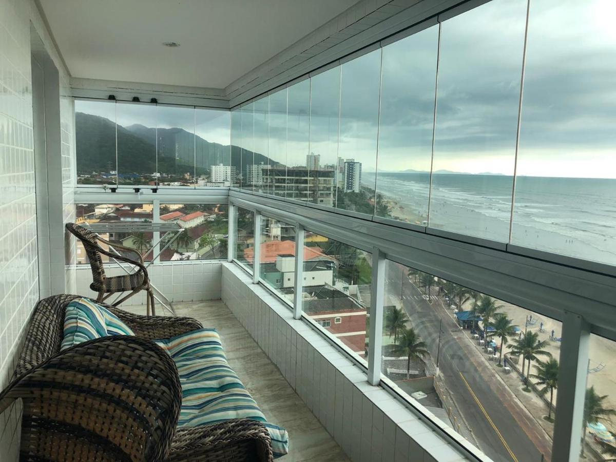 Mongagua Com Vista Para O Mar Pe Na Areia المظهر الخارجي الصورة