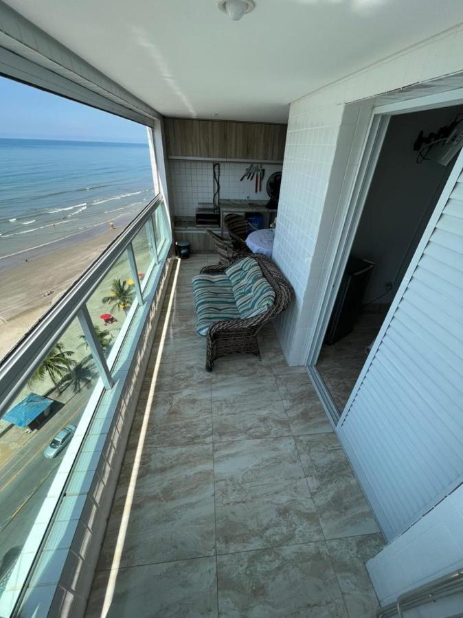 Mongagua Com Vista Para O Mar Pe Na Areia المظهر الخارجي الصورة