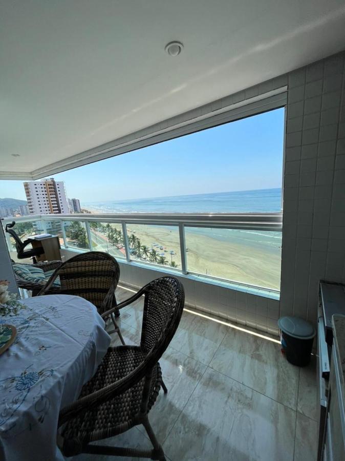 Mongagua Com Vista Para O Mar Pe Na Areia المظهر الخارجي الصورة