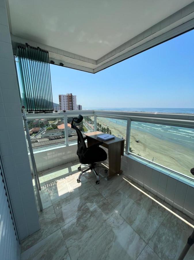 Mongagua Com Vista Para O Mar Pe Na Areia المظهر الخارجي الصورة