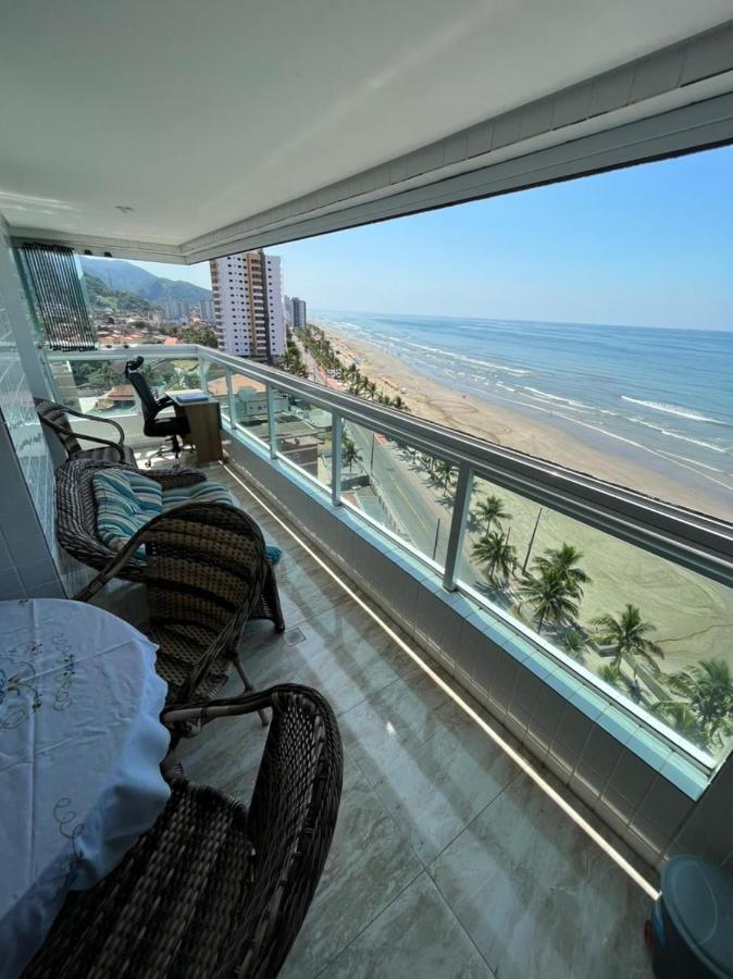 Mongagua Com Vista Para O Mar Pe Na Areia المظهر الخارجي الصورة