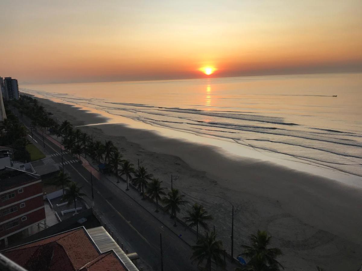 Mongagua Com Vista Para O Mar Pe Na Areia المظهر الخارجي الصورة
