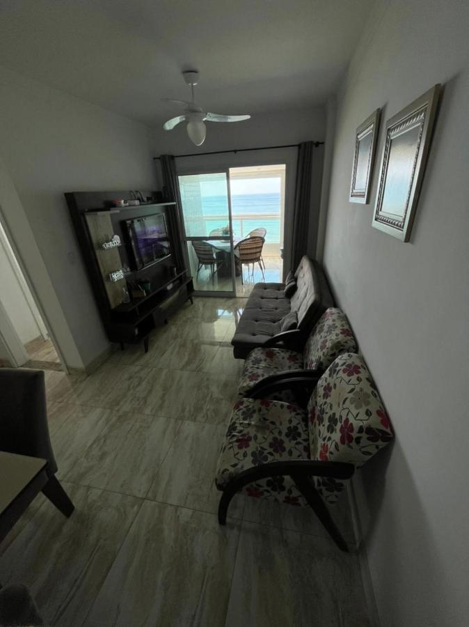 Mongagua Com Vista Para O Mar Pe Na Areia المظهر الخارجي الصورة
